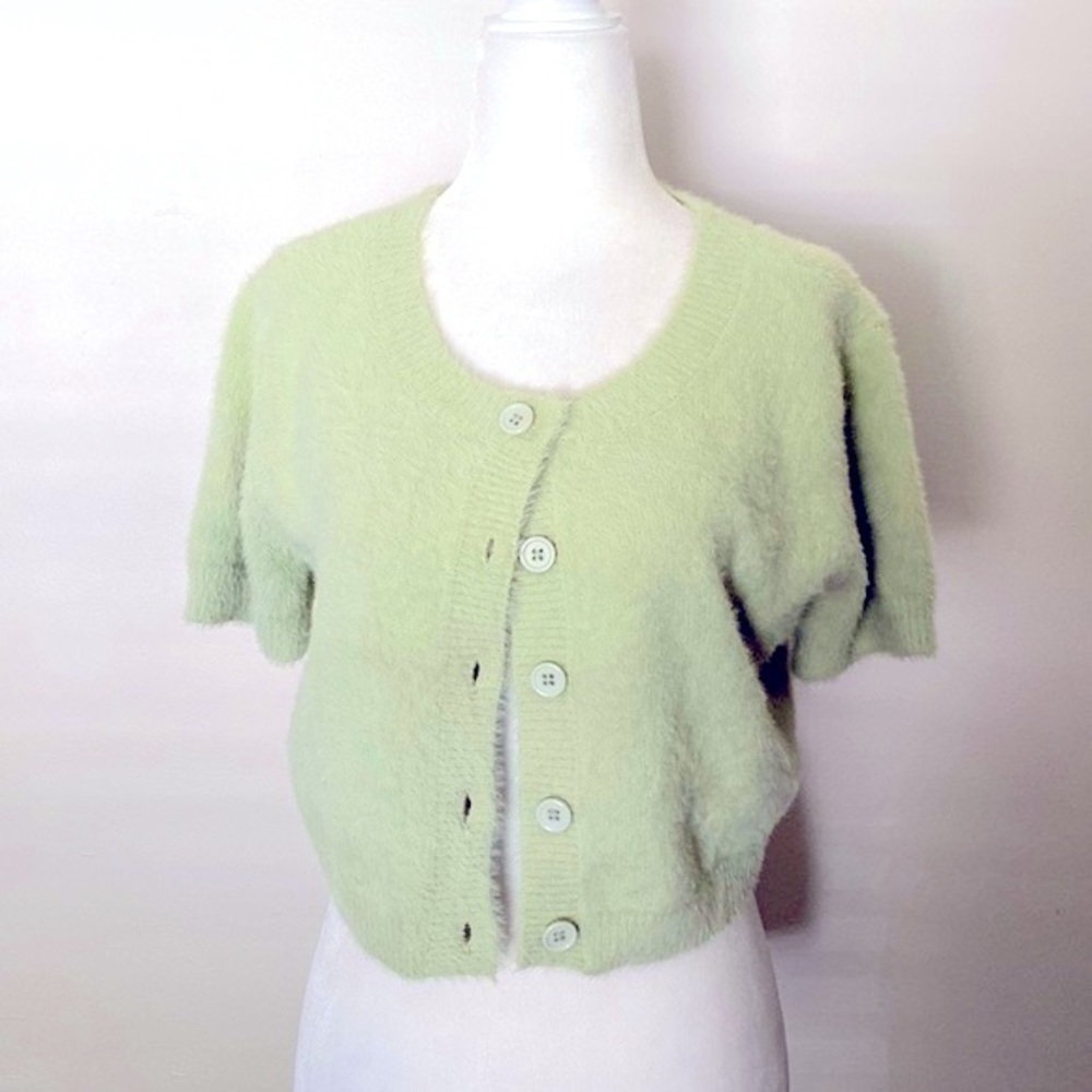 L.A. Hearts crop short sleeve cardigan